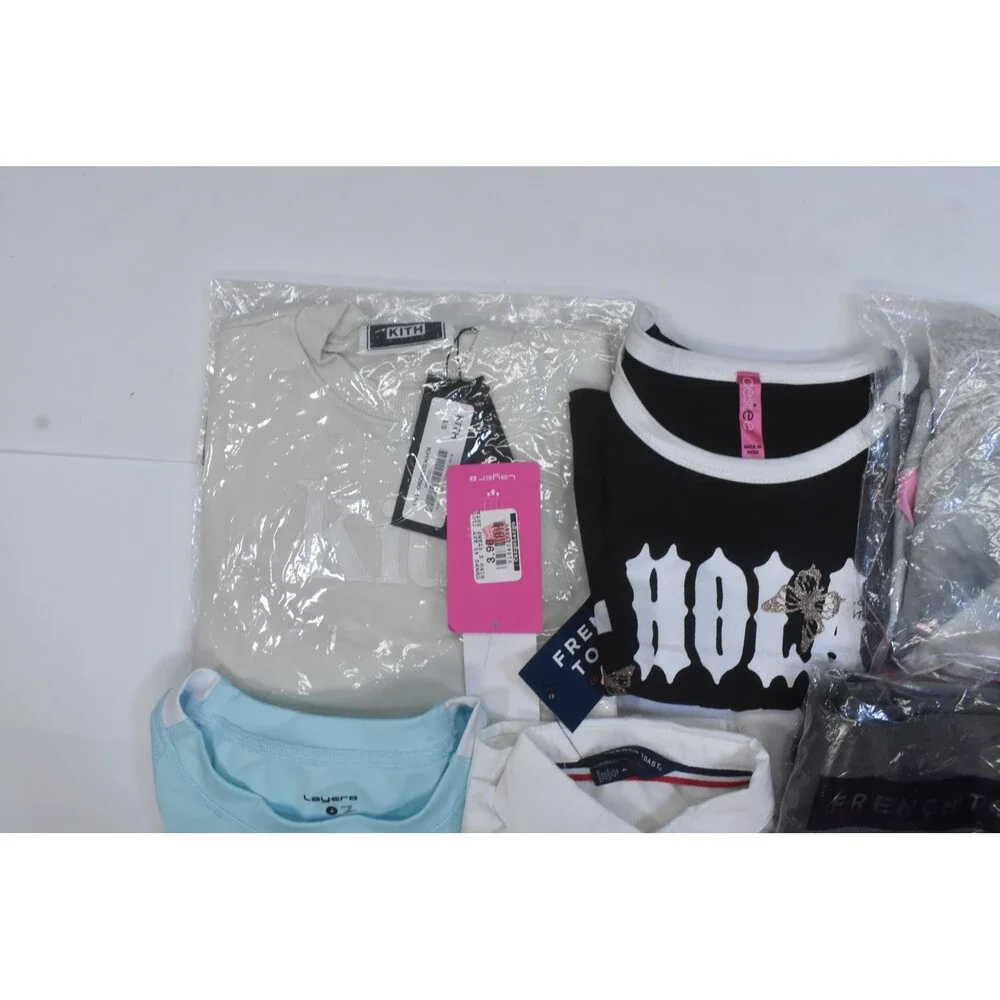 Wholesale Bulk Lot Of 13 Girls Size XS 4/5 Mixed Season Tops Bottoms Shorts